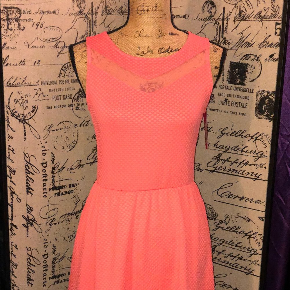 Coral  Midi-Dress Size Small (3-6)
